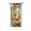 Welcome Bunny on Swing Garden Banner