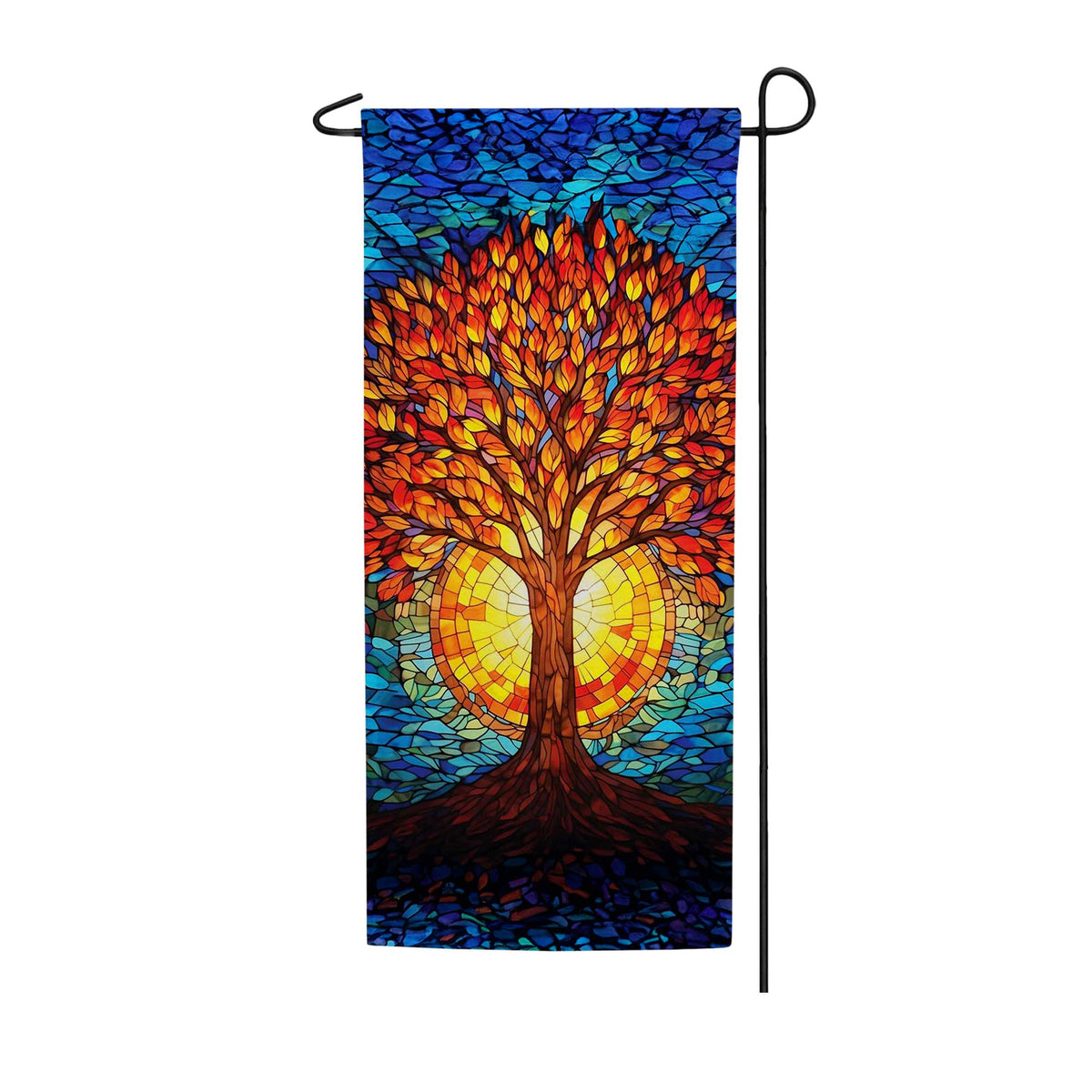 Autumn Tree Blaze Garden Banner Flag