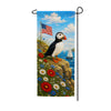 Patriotic Puffin Coastal Garden Banner Flag