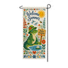 Welcome Summer Alligator Garden Banner Flag