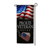 Proud Veteran Americana Garden Banner Flag