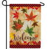 Fall Leaves Welcome Autumn Double Sided Garden Flag
