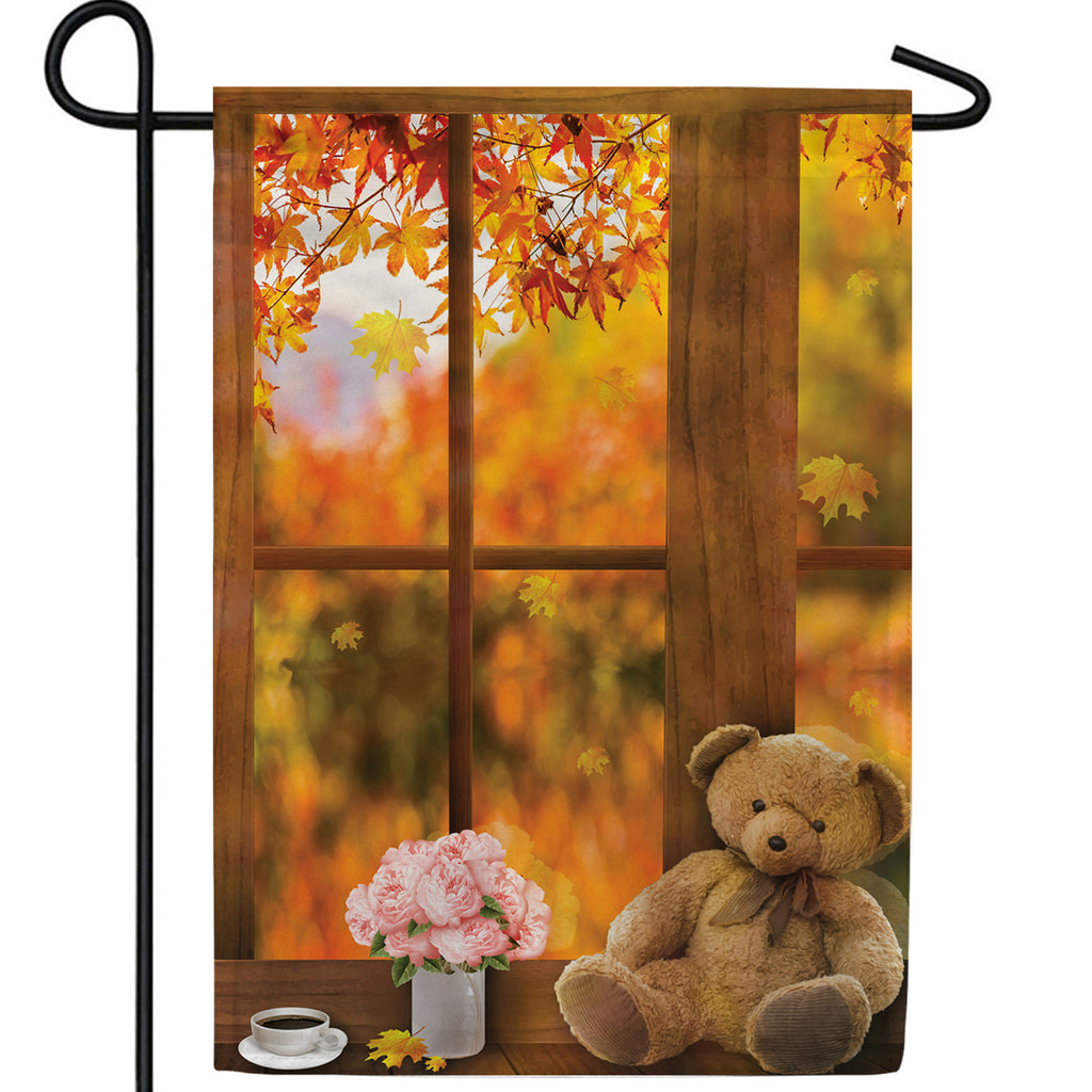 Relaxing Fall Day Double Sided Garden Flag