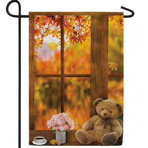 Relaxing Fall Day Double Sided Garden Flag