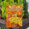 Autumn Flowers Bike Basket Double Sided Garden Flag