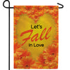 Let's Fall in Love Double Sided Garden Flag