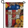 Stars And Stripes Fall Welcome Double Sided Garden Flag