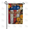 Stars And Stripes Fall Welcome Double Sided Garden Flag