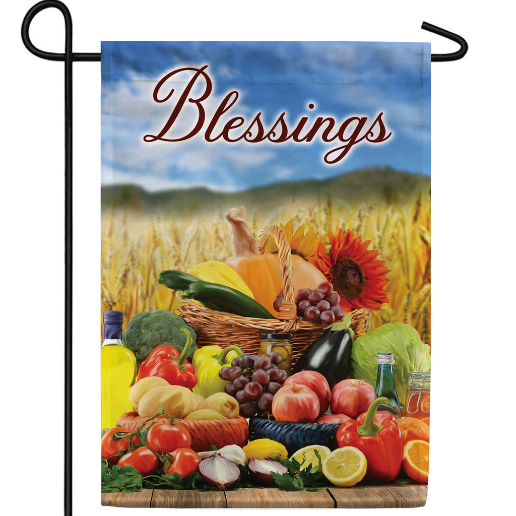 Mother Earth's Many Blessings Double Sided Garden Flag