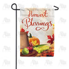 Pilgrim Hat Harvest Blessings Double Sided Garden Flag