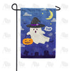 Trick Or Treat Ghost Double Sided Garden Flag