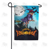 If The Broom Fits, Fly It! Double Sided Garden Flag