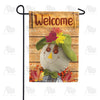 Friendly Scarecrow Welcome Double Sided Garden Flag