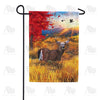 Deer Rutting Season Double Sided Garden Flag