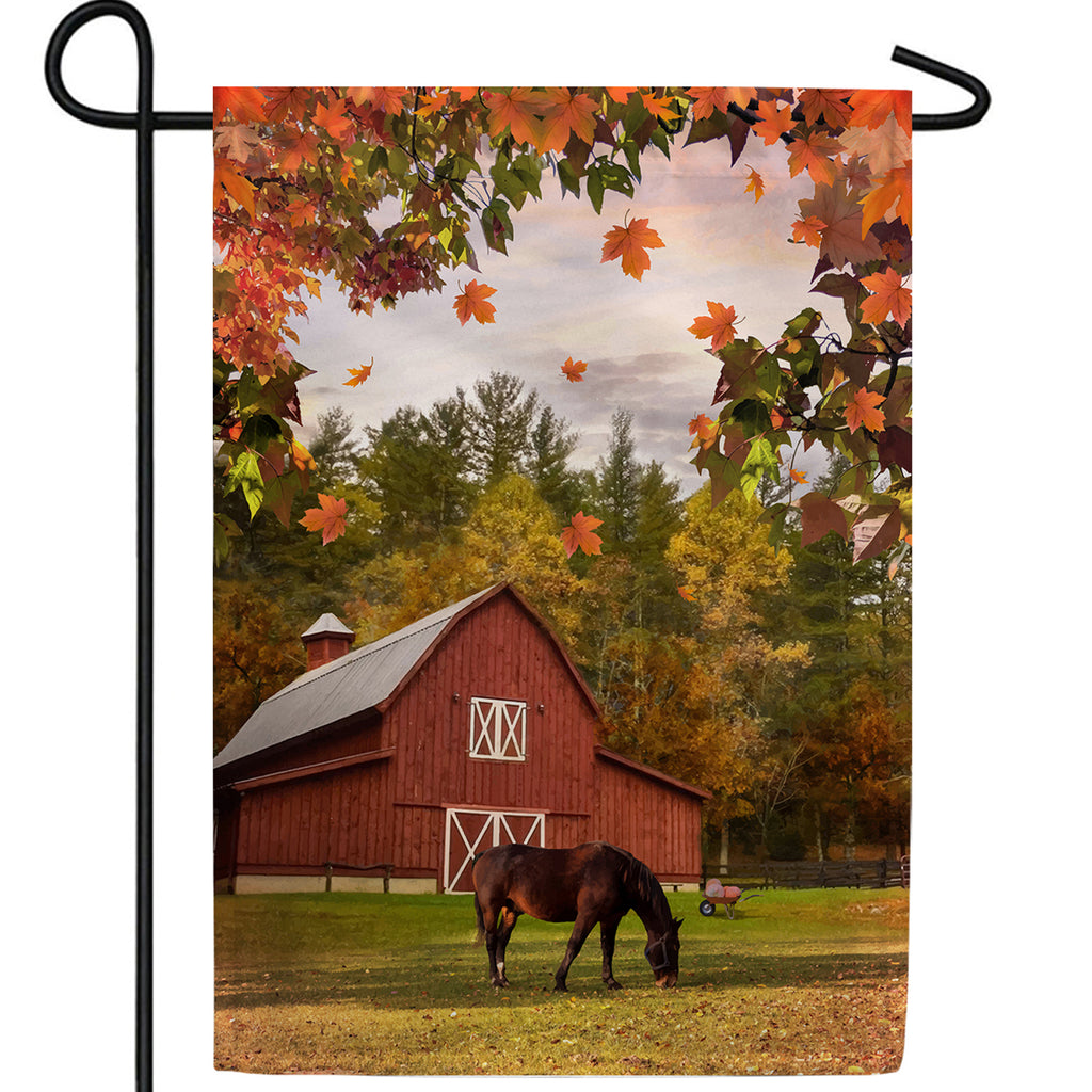 Autumn Grazing Double Sided Garden Flag