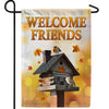 High Rise Log Cabin Double Sided Garden Flag