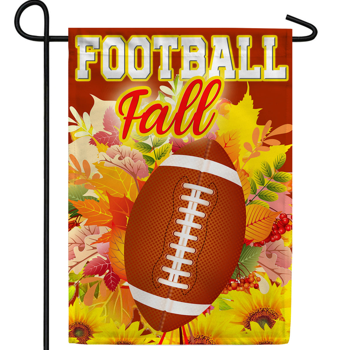 Kick Off To Fall! Double Sided Garden Flag
