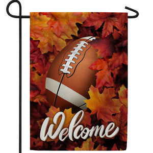 Fall Football Season Double Sided Garden Flag