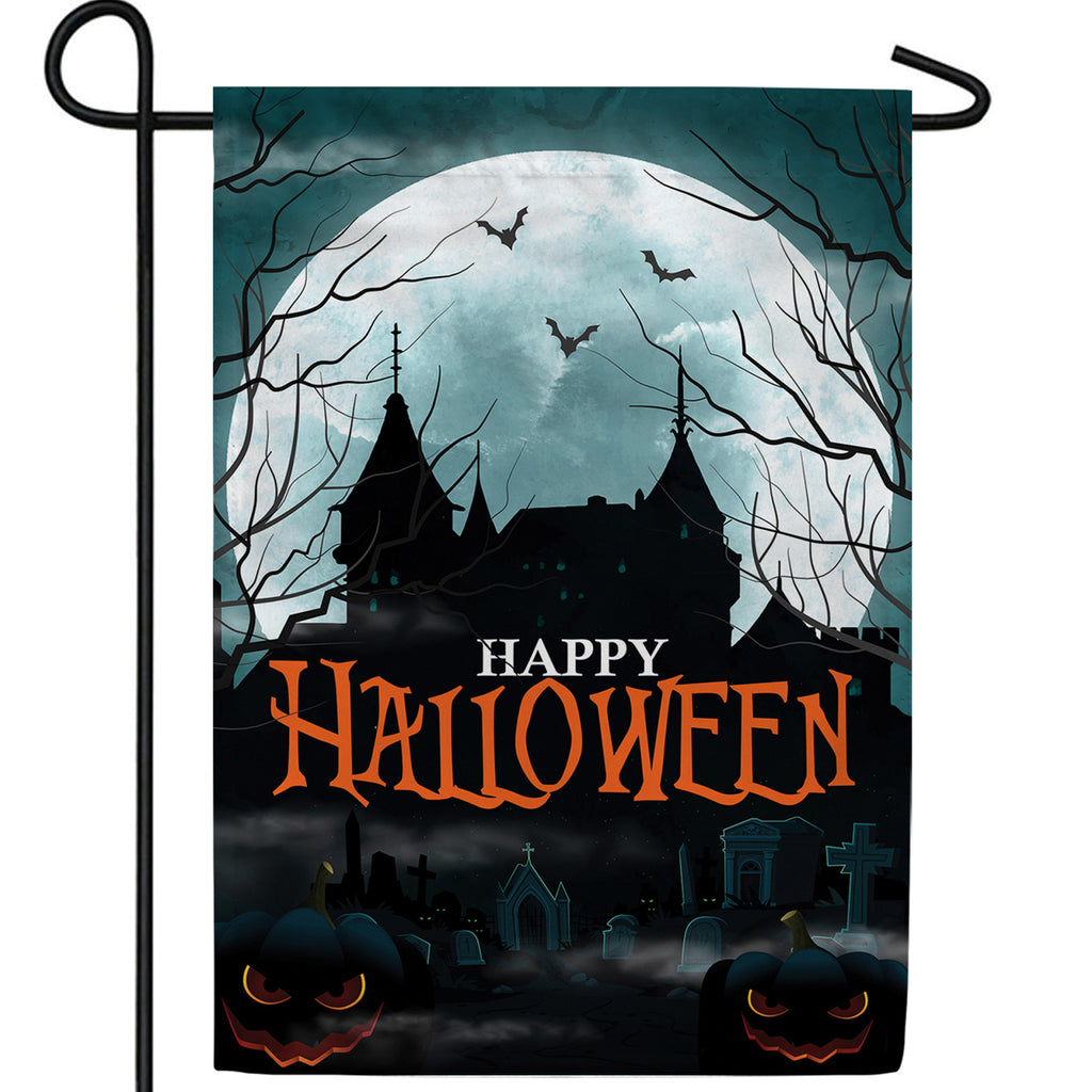 Mysterious Mansion Double Sided Garden Flag