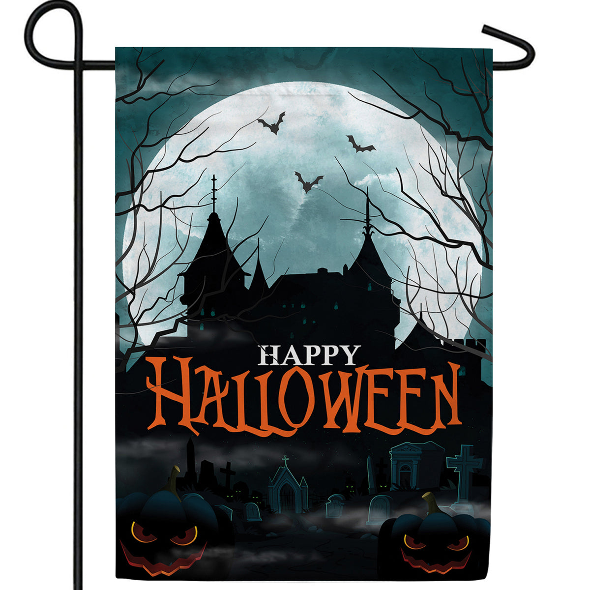 Mysterious Mansion Double Sided Garden Flag