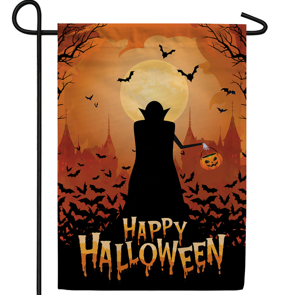 Dracula Walking Double Sided Garden Flag