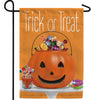 Halloween Candy Bucket Double Sided Garden Flag