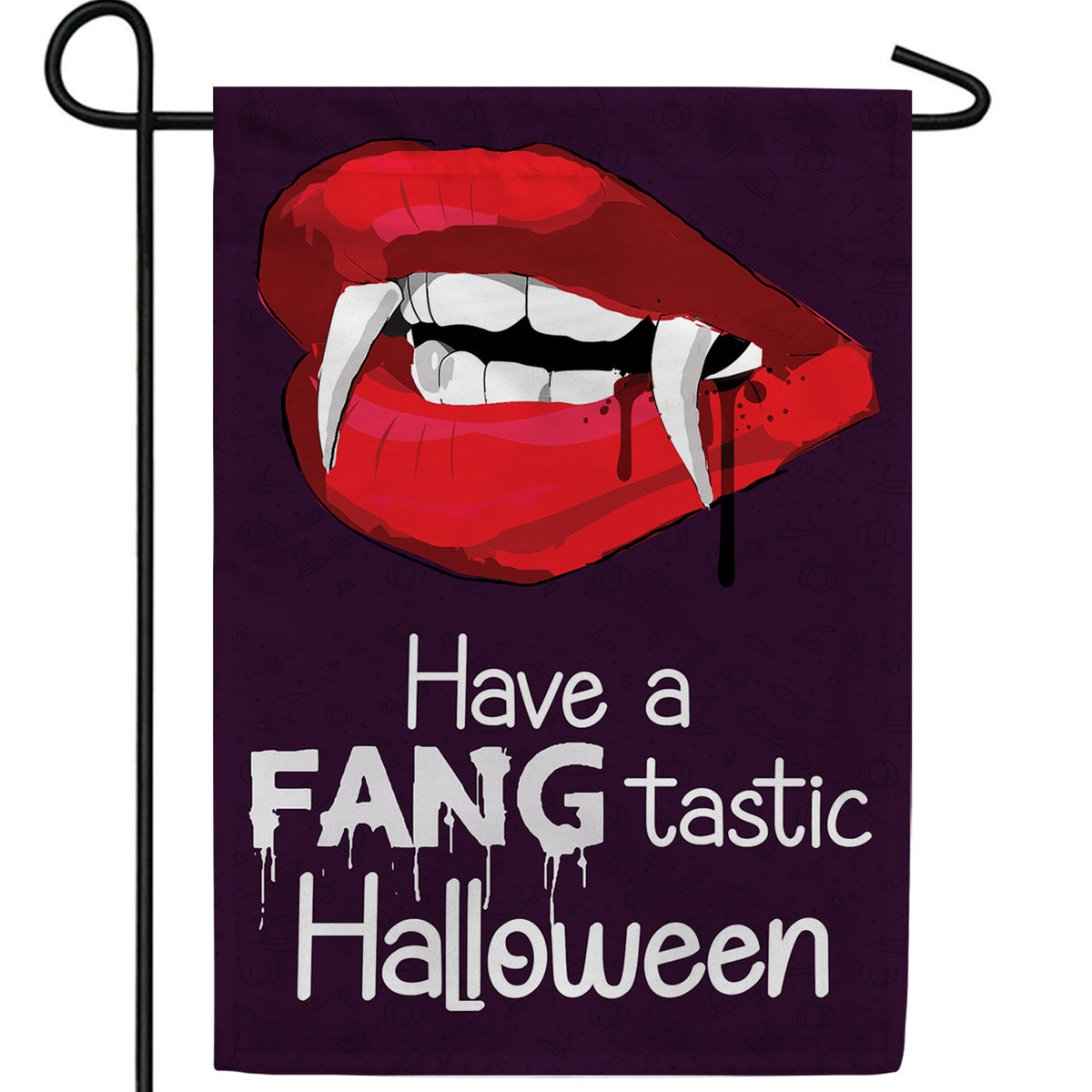 Fangtastic Halloween Double Sided Garden Flag