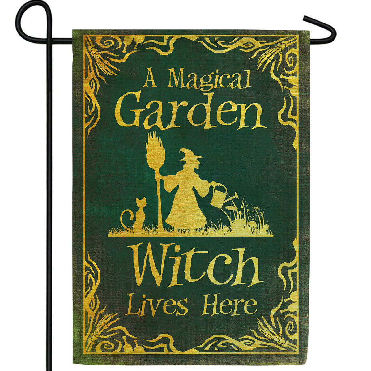 Garden Witch Double Sided Garden Flag