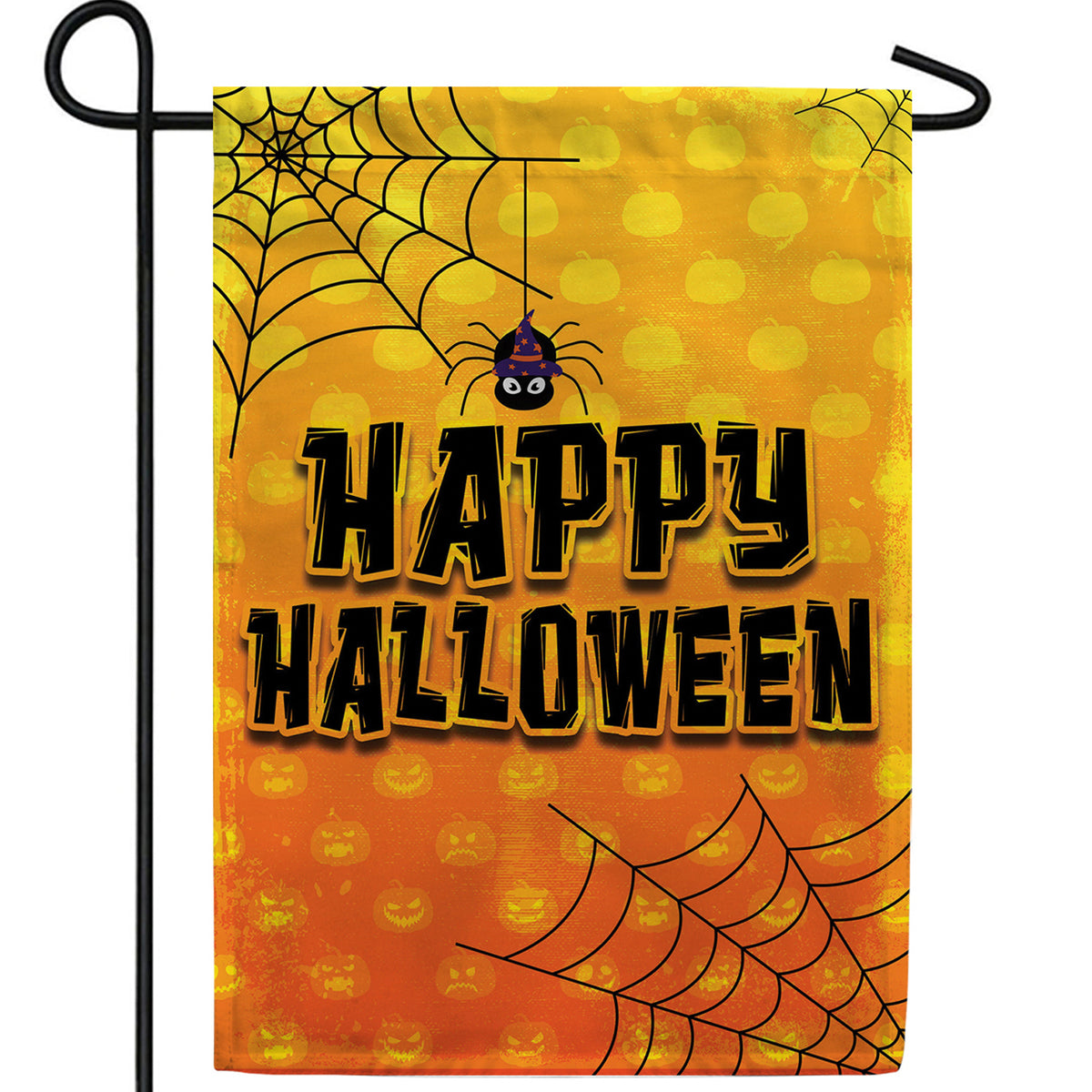 Spider Webs Double Sided Garden Flag