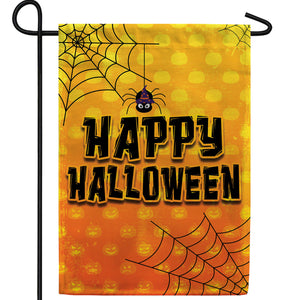 Spider Webs Double Sided Garden Flag