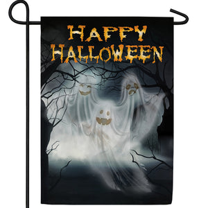 Ghost Trio Double Sided Garden Flag