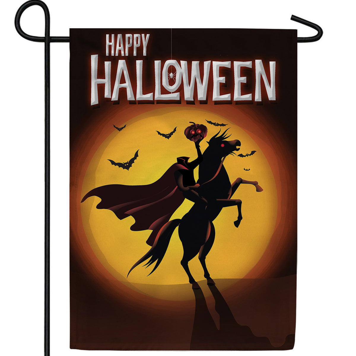 Headless Horseman Double Sided Garden Flag