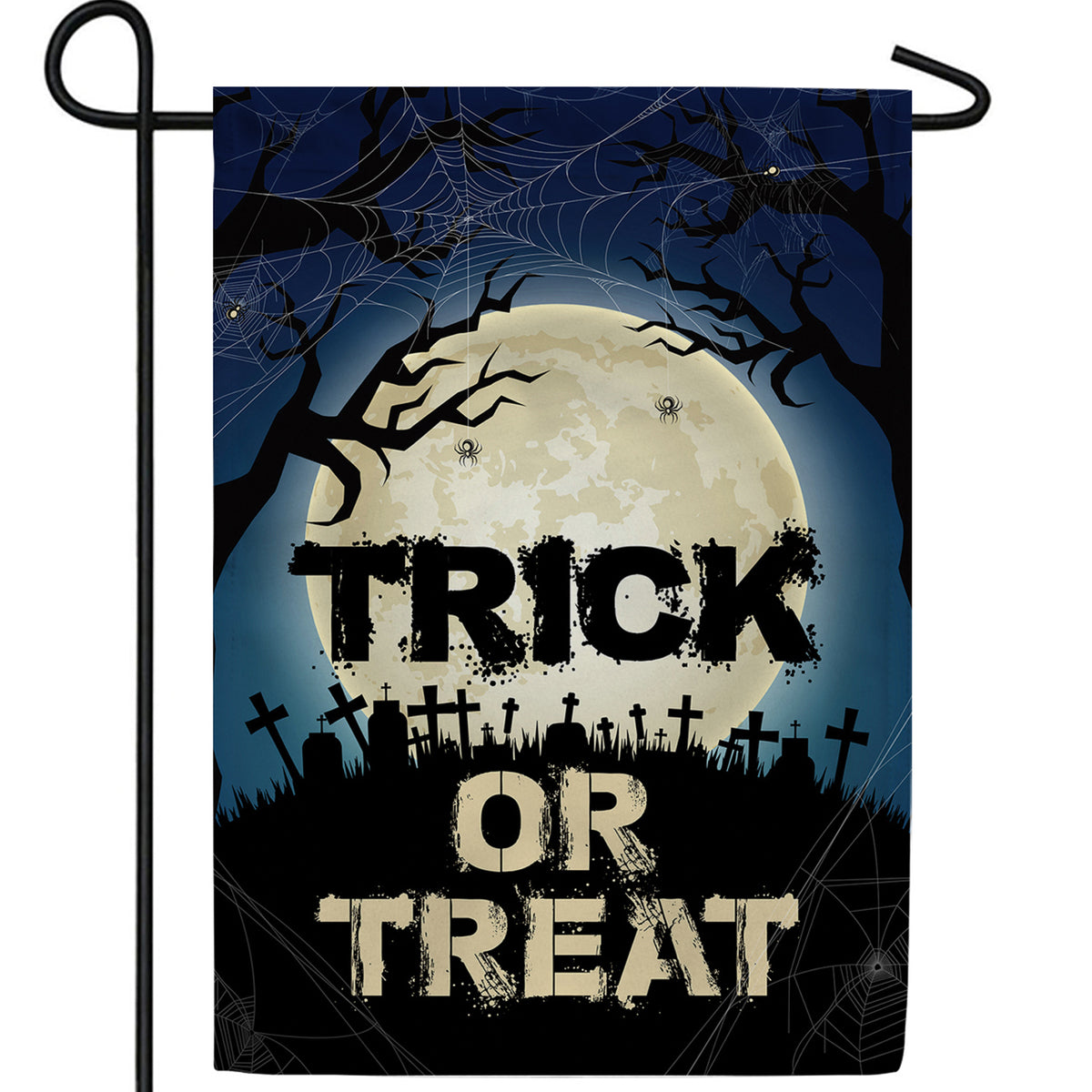 Spooky Graveyard Double Sided Garden Flag