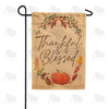 Thankful & Blessed Pumpkin Double Sided Garden Flag