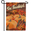 Be Thankful Pumpkin Double Sided Garden Flag