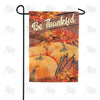 Be Thankful Pumpkin Double Sided Garden Flag