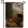 Turkey With Cornucopia Double Sided Garden Flag