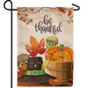 Fall Faces Double Sided Garden Flag