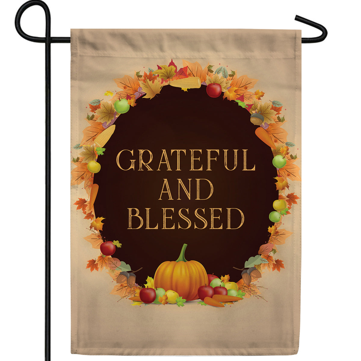 Grateful And Blessed Double Sided Garden Flag