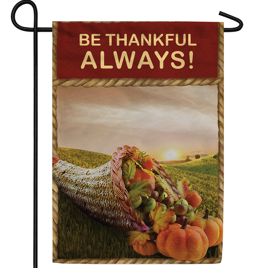 Cornucopia Sunset Double Sided Garden Flag