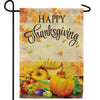 Sunny Thanksgiving Greeting Double Sided Garden Flag