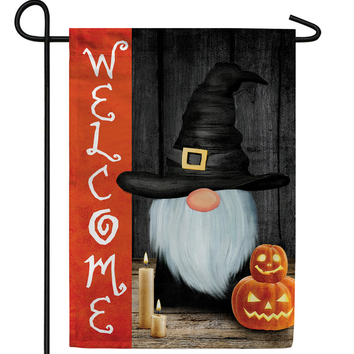 Warlock Gnome Double Sided Garden Flag