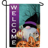 Gnome On Haunted Trail Double Sided Garden Flag