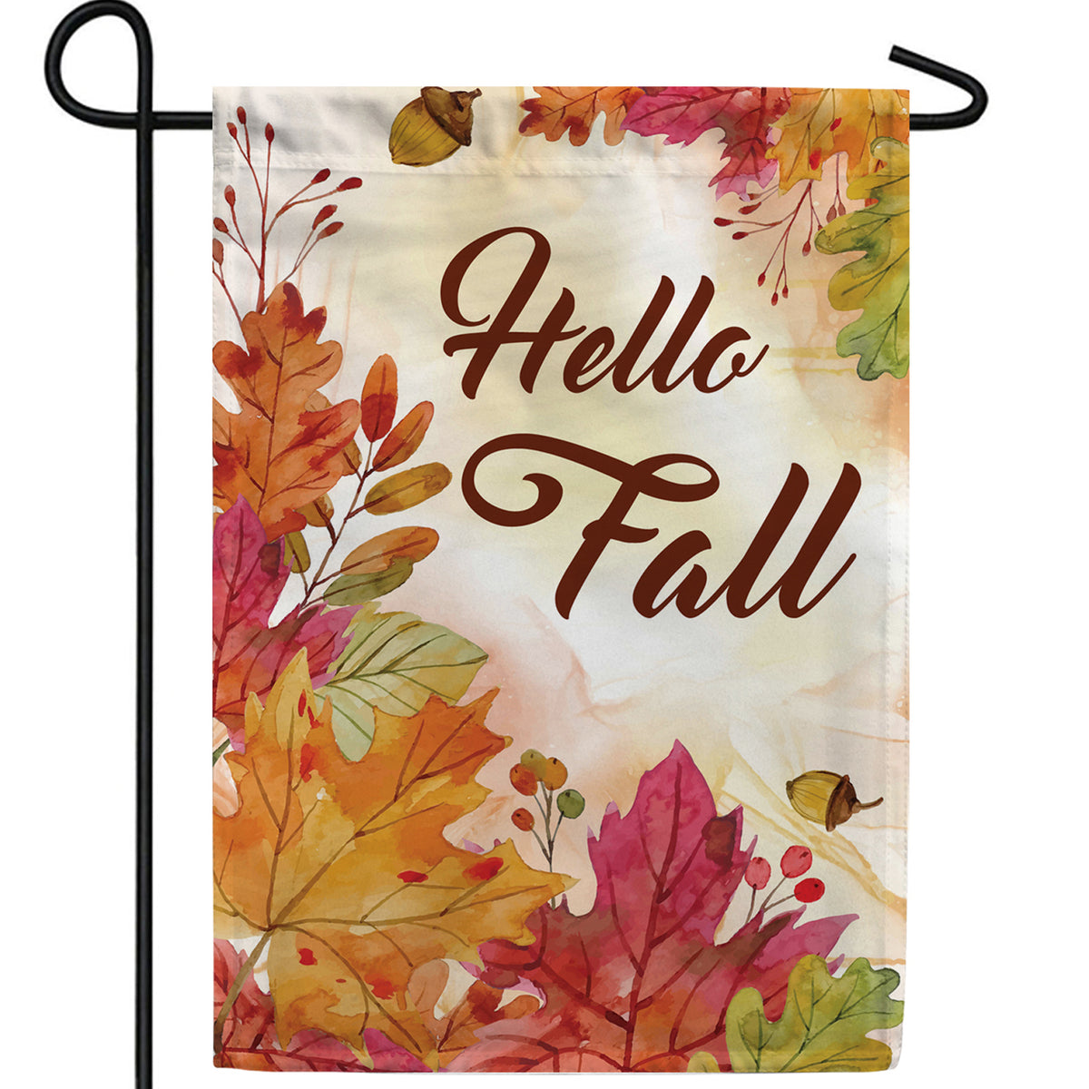 Fall's Colorful Leaves Double Sided Garden Flag