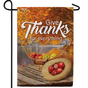 Give Thanks For Everything Double Sided Garden Flag