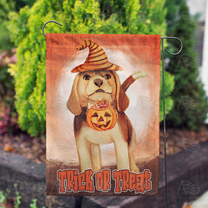 Sniffing Out Treats Double Sided Garden Flag