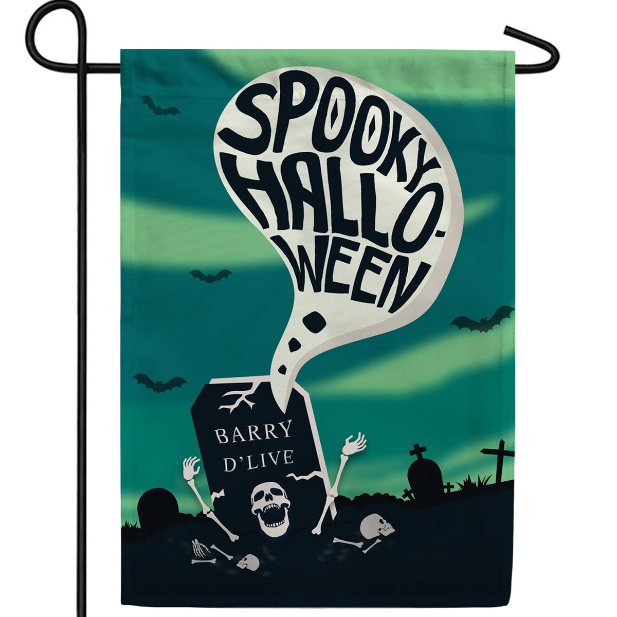 Spooky Halloween Night Double Sided Garden Flag