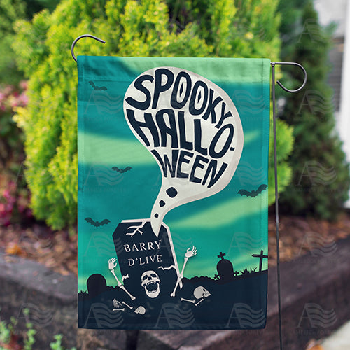 Spooky Halloween Night Double Sided Garden Flag