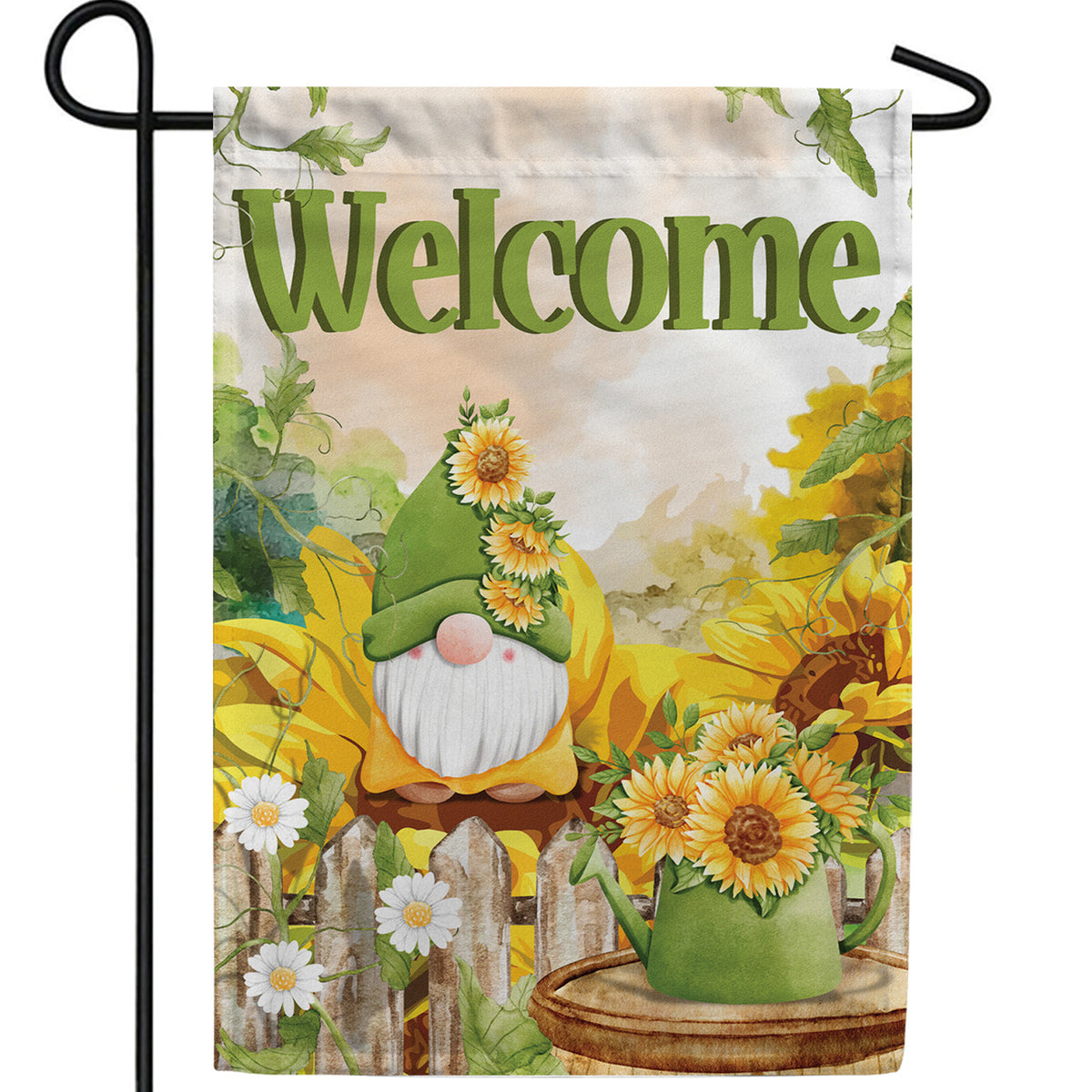 Autumn Gnome Double Sided Garden Flag