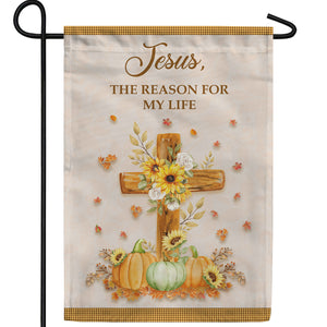 I Live For Jesus Double Sided Garden Flag